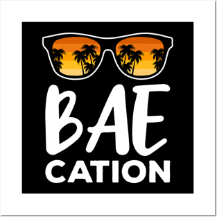 Baecation Summer Couples Vacation  Holiday Posters and Art